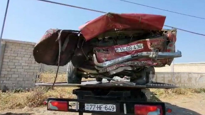 Cəlilabadda yol qəzası olub, xəsarət alanlar var  - FOTO