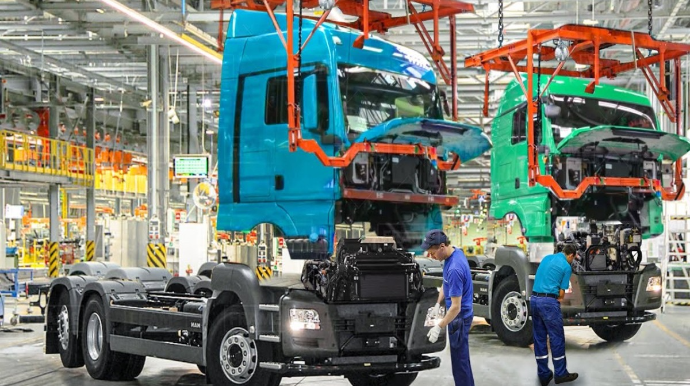 Azərbaycanda yük avtomobillərinin istehsalı 11 dəfədən çox artıb