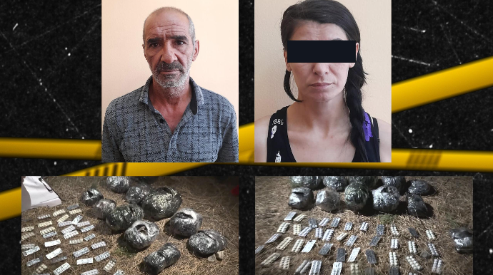 Göyçayda narkotik satışı ilə bağlı 2 nəfər tutuldu - FOTO - VİDEO