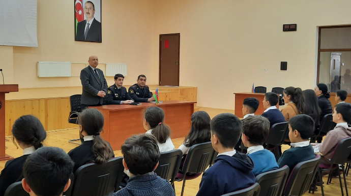 Şuşa Rayon Polis Şöbəsinin təşkilatçılığı ilə tədbir keçirilib - FOTO