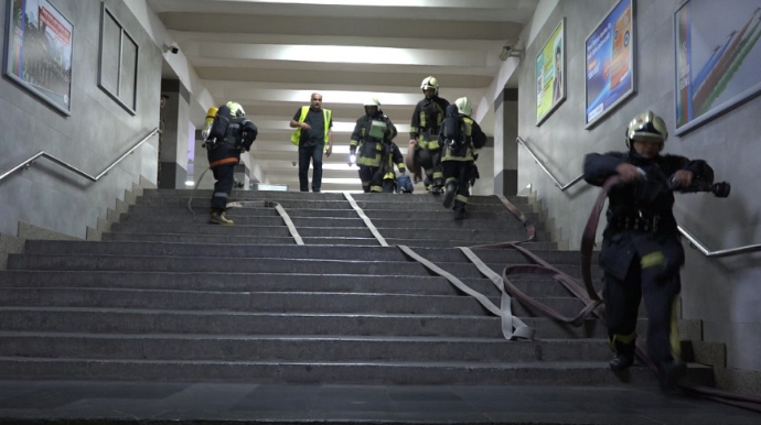 FHN metroda təlim keçirib - VİDEO 