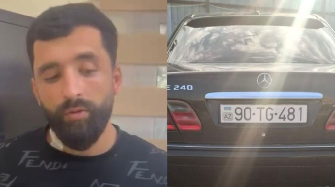 Sürücülük vəsiqəsi yoxdur; narkotikin təsiri altında maşın sürür - VİDEO 