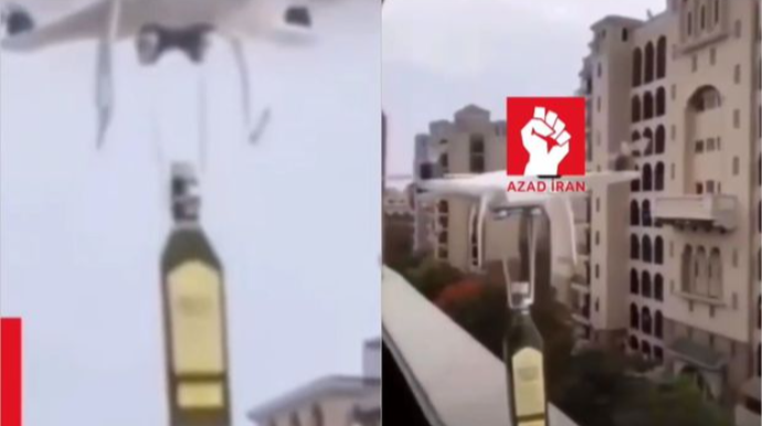 İranda dronların köməyi ilə spirtli içki alveri - VİDEO 