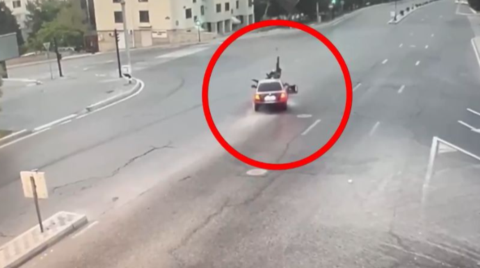 DYP moped ve skuterlərin düşdüyü qəzalardan real görüntüləri yaydı - FOTO - VİDEO
