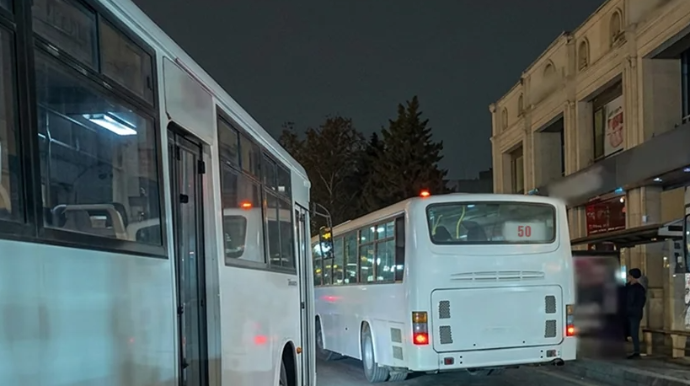 Bakıda 50 nömrəli marşrut avtobuslarının son dayanacağı yenidən müəyyən olunacaq? - VİDEO 