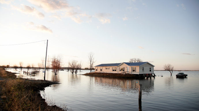 Oğuzda sel fəsadlara səbəb olub - FOTO 