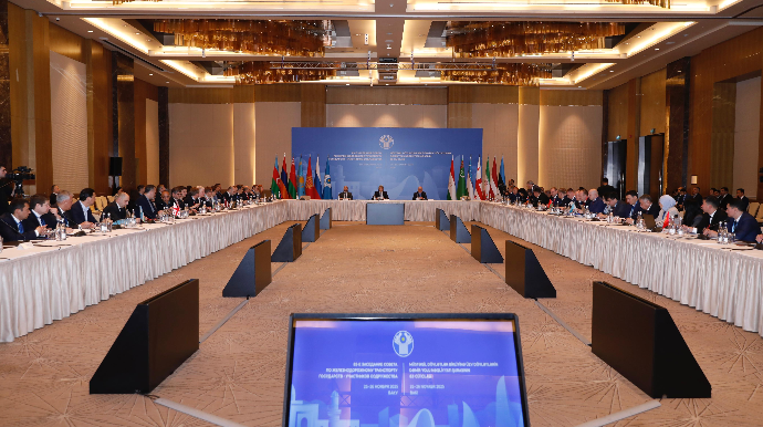 Bakıda MDB Dəmir Yolu Nəqliyyatı Şurasının 83-cü iclası işə başlayıb - FOTO