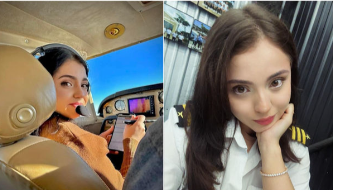 Azərbaycanlı qız ABŞ-da pilot oldu  - FOTO