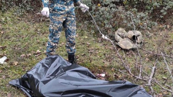Suqovuşanda erməni hərbçinin cəsədi tapılıb 