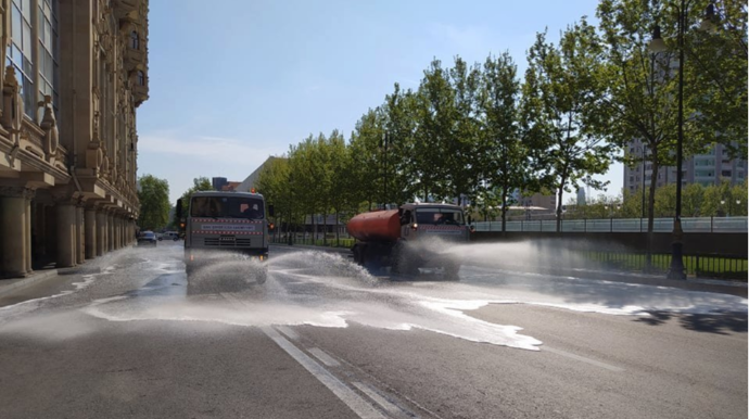 "Dezinfeksiya işləri xəstəlikdən qorunmağımız üçün lazımdır" - AÇIQLAMA 