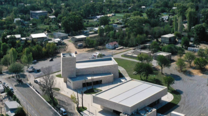 Bu da Zəngilan Konqres Mərkəzinin tikilmə anları - FOTO - VİDEO 