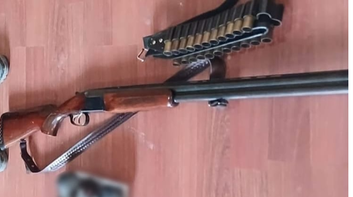 Masallı şəhəri ərazisində "Kalaşnikov" avtomatı aşkarlanıb  - FOTO