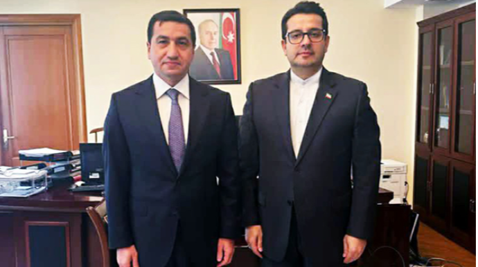 Hikmət Hacıyev İran səfiri ilə görüşdü  - FOTO