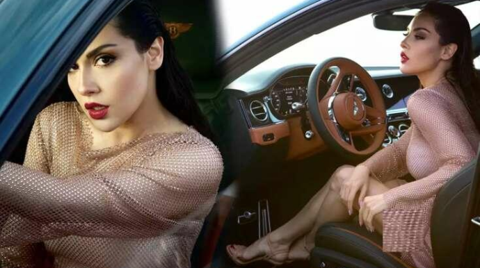 Müğənni Aysel 620 minlik avtomobildə  - FOTO