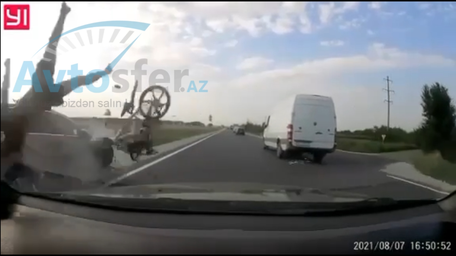 İkiqat ötmə edən sürücü ölümə səbəb oldu - DƏHŞƏTLİ VİDEO