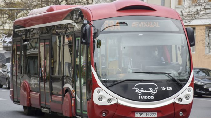 Xüsusi karantin rejiminin sərtləşdirildiyi rayon və şəhərlərdə həftəsonları ictimai nəqliyyatın hərəkəti dayandırılacaq