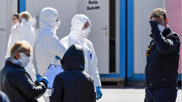 Almaniyada koronavirusa yoluxanların sayı 201,8 mini ötüb