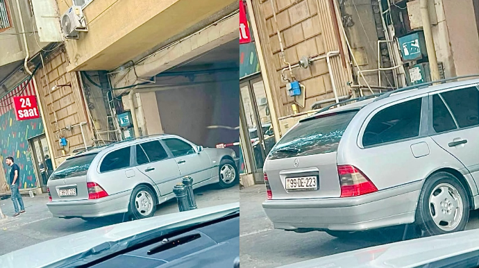 “Usta çağırıram” bəhanəsi ilə avtomobili həyətin girişində saxladı    - FOTO