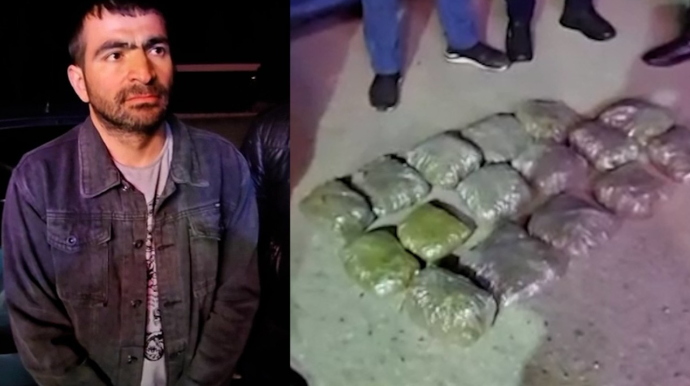 Doqquz kq marixuana ilə tutuldu - FOTO - VİDEO