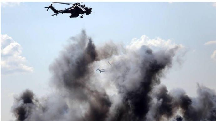 Ukrayna Rusiyanın hərbi helikopterini və Su-25 hücum təyyarəsini vurub