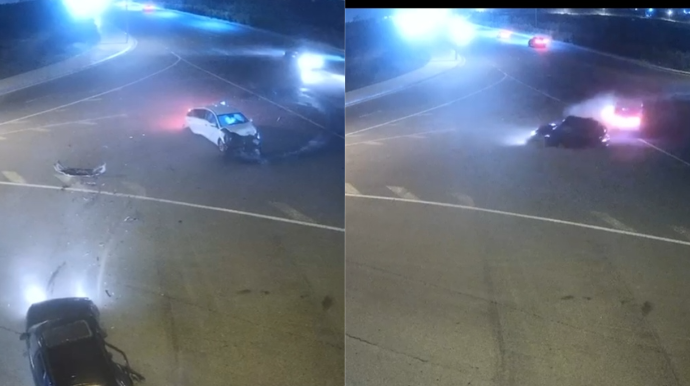 “Yolu tanımaram” deyən sürücü kobud qayda pozub ağır qəza törətdi - 50-EE-287 - VİDEO  