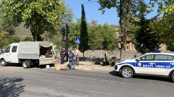 Şəki yol polisi "Diqqət uşaqlar" devizi altında tədbir keçirib  - FOTO - VİDEO