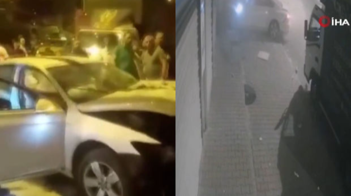 Avtomobil yüksək sürətlə mağazaya çırpıldı - ANBAAN VİDEO 