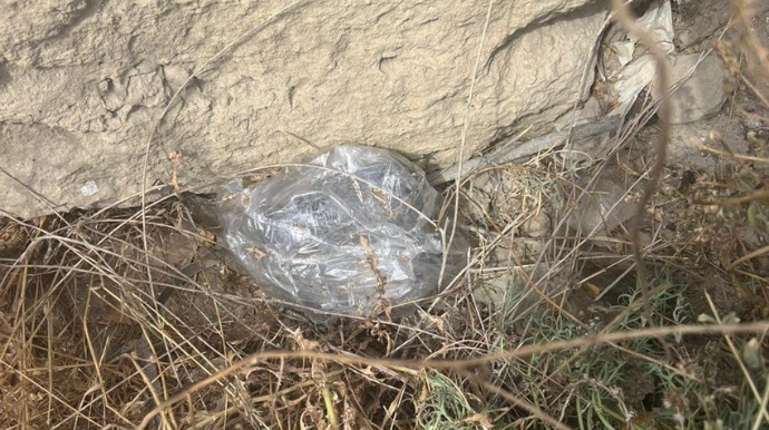 Böyük Şor gölü ərazisində gizlədilmiş narkotik aşkarlandı  - FOTO