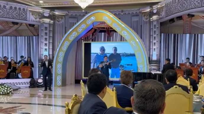 Astanada Heydər Əliyevin ən çox sevdiyi mahnı səsləndirildi - VİDEO 