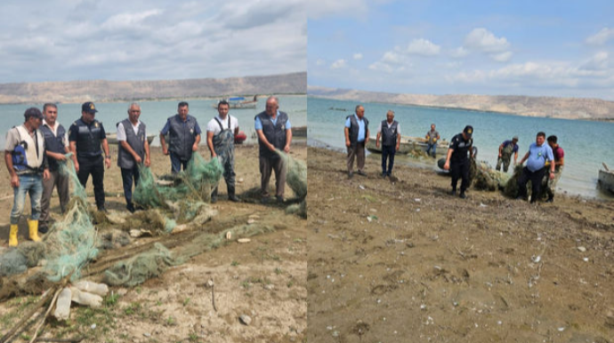 Su hövzələrində ekologiyaya ciddi zərər vuran şəxslər saxlanılıblar - FOTO 