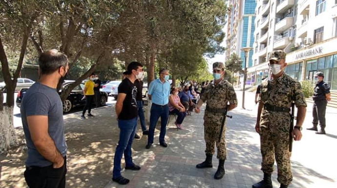 Sumqayıtda karantin rejiminə riayət edilməsi üçün tədbirlər davam etdirilir - FOTO 