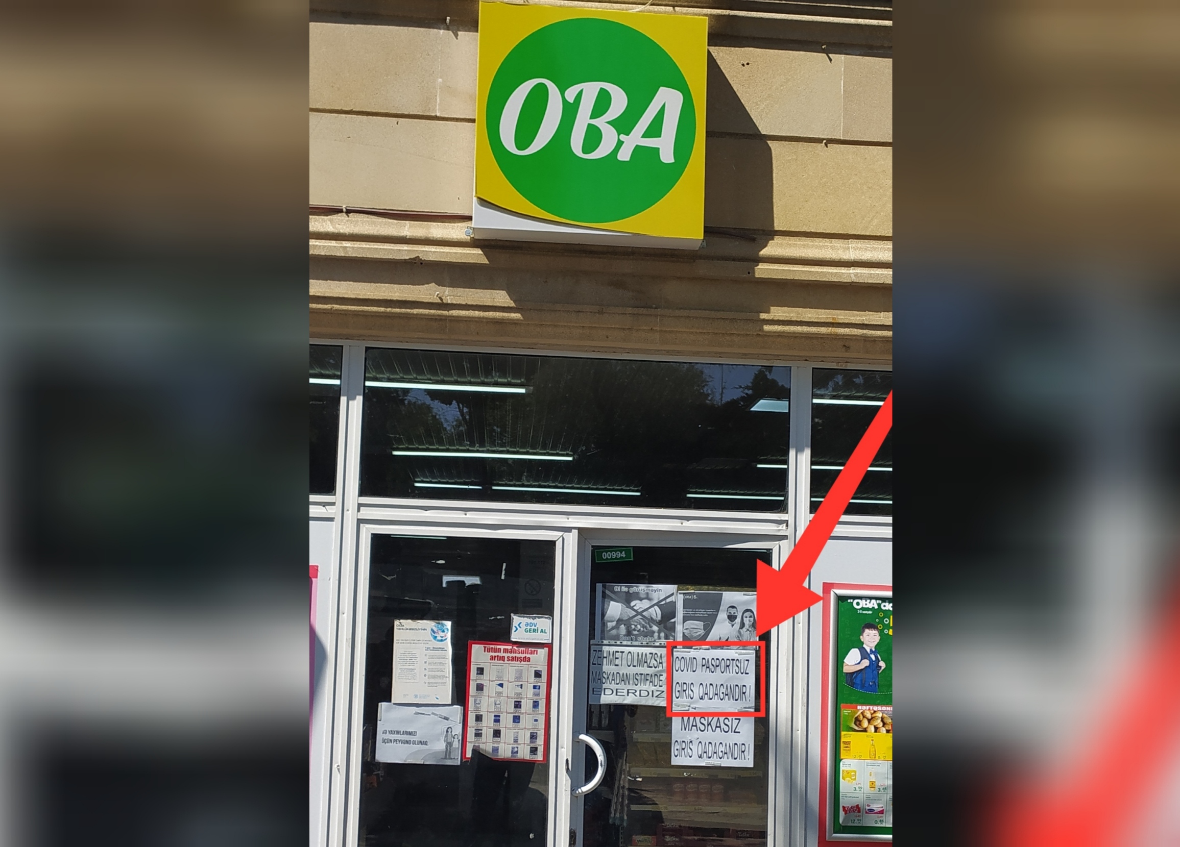 Qazaxda insanlar mağazalara buraxılmır - ŞİKAYƏT - FOTO