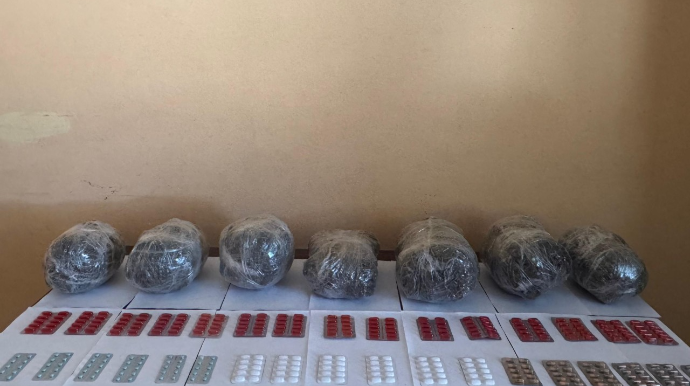 İrandan Azərbaycana narkotik keçirmək istədilər