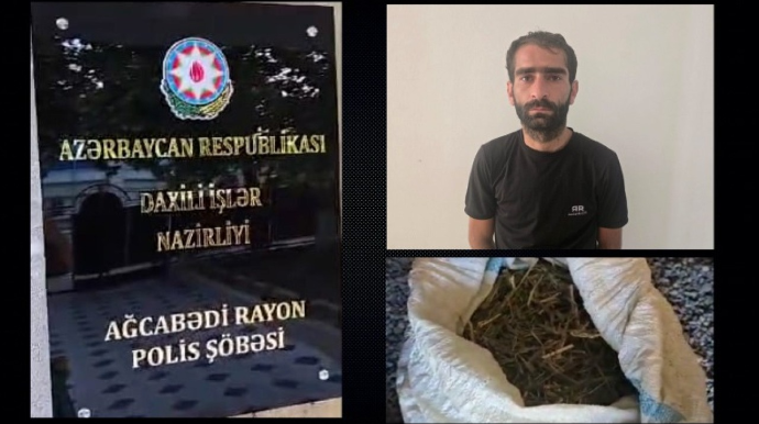 Ağcabədidə narkotik satmaq istəyən şəxs tutuldu - VİDEO