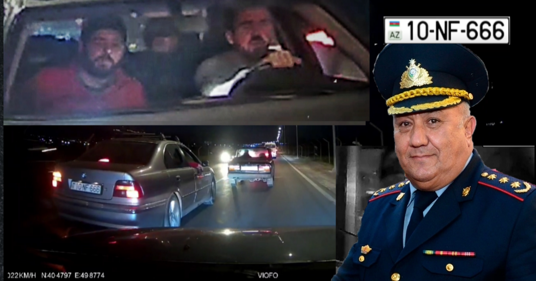 Bakıda "qoçuluq" edən sürücü yol polisləri tərəfindən SAXLANILDI - VİDEO