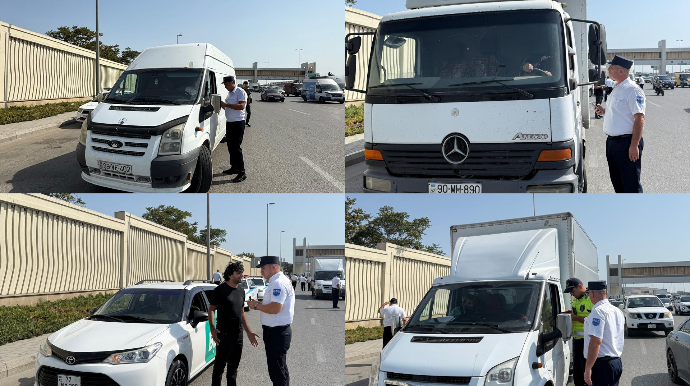 Yük və sərnişindaşımalara qarşı reyd keçirildi; nöqsanlar aşkarlandı - FOTO