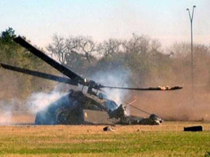 Hərbi helikopter qəzaya uğradı - 5 yaralı var