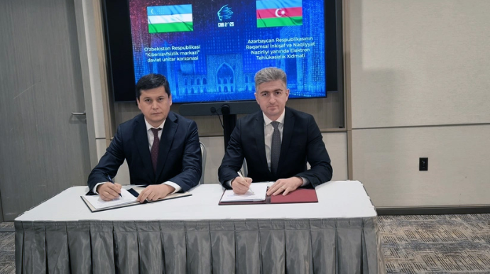 ETX və Özbəkistanın Kibertəhlükəsizlik Mərkəzi arasında Anlaşma Memorandumu imzalanıb 