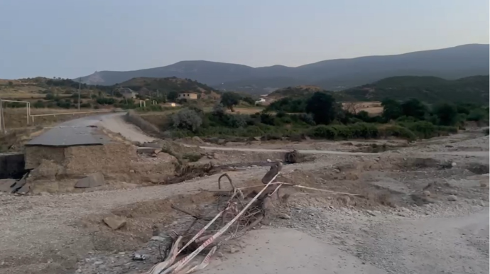 Yağış körpüləri dağıtdı - Bu kəndlərin rayonla əlaqəsi kəsildi – FOTO  