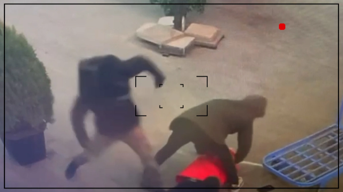 Bakıda qeyri-adi talama hadisəsinin ANBAAN GÖRÜNTÜLƏRİ - FOTO - VİDEO