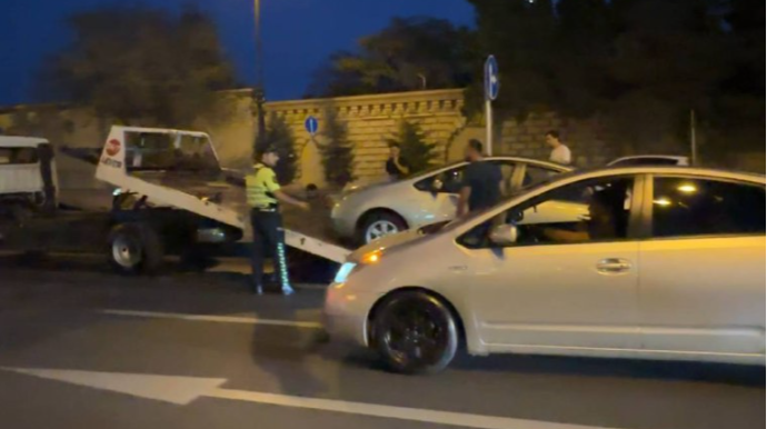 Bakıda bu yolda tıxac var - FOTO