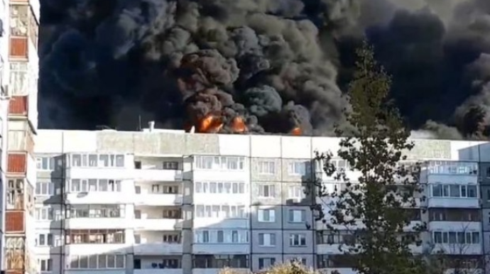 9 mərtəbəli binada dəhşətli yanğın  - VİDEO