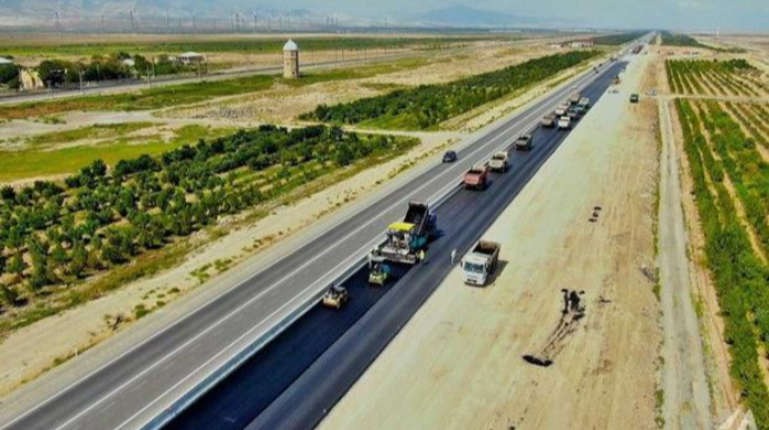 Bakı-Quba yolunun bir hissəsində yenidənqurma işləri yekunlaşır  - FOTO - VİDEO