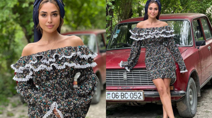 Pərvin ayağında qaloşla "011"-in yanında “TikTok” videosu çəkdi - VİDEO