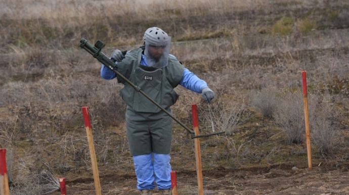 ANAMA:  На освобожденных территориях обнаружены еще 132 мины