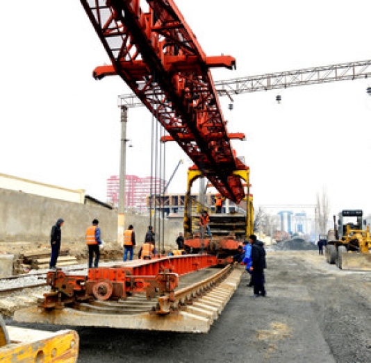 Bakı-Pirşağı-Sumqayıt dəmir yolu xəttinin təmiri davam edir