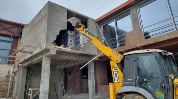 Fövqəladə Hallar Nazirliyi qanunsuz tikintilərin qarşısını alıb - FOTO - VİDEO 