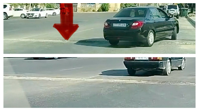 Bakıda təhlükəli küçə:  Maşınlar çuxura düşür, ard-arda qəzalar baş verir  - VİDEO