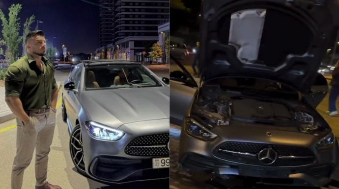 Tanınmış idmançı sükan arxasında telefonla oynadı, qəzaya düşdü - DYP-dən AÇIQLAMA - VİDEO