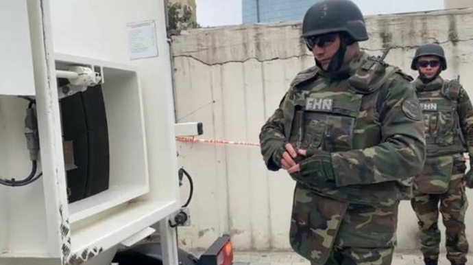 Bakıda əl qumbarası tapılıb  - FOTO - VİDEO